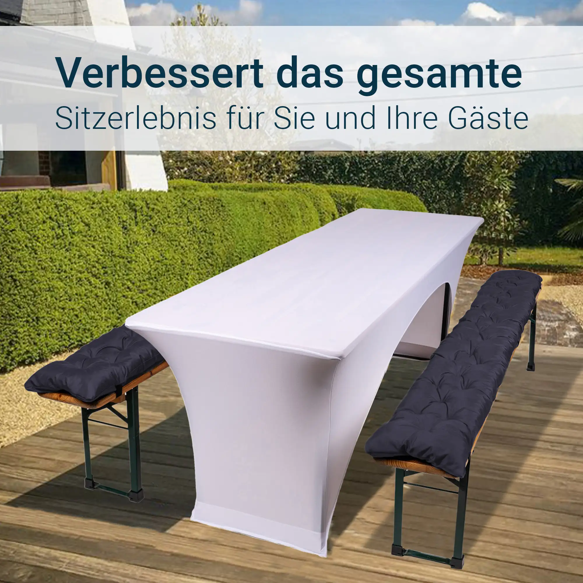 TexDeko® 2er-Set Bierbankauflagen gesteppt – Komfort & Stil für Ihre Bierzeltgarnitur TexDeko® 2er-Set Bierbankauflagen gesteppt – Komfort & Stil für Ihre Bierzeltgarnitur