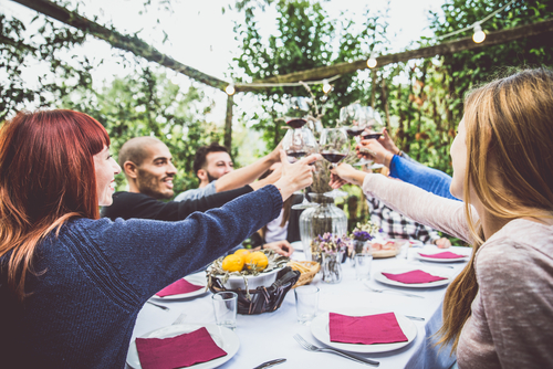 garten-XS Blickdichte Tischdecke – Premium Qualität für Event & Gastronomie