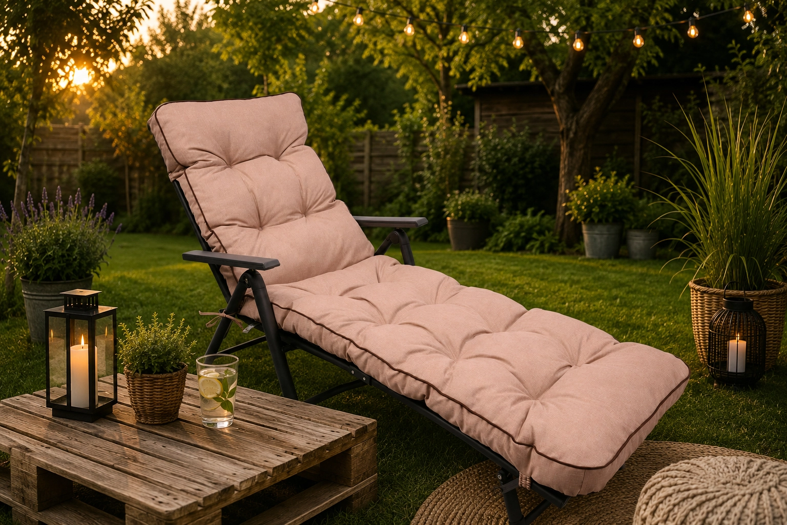 Liegenauflage Premium Auflage für Gartenliege