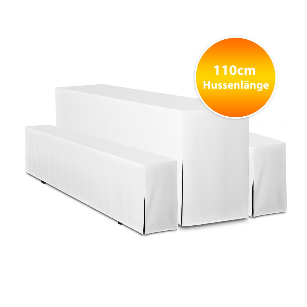 temp110cmnj84Bi9XXcLaV Hussen für Bierzeltgarnituren SET 110cm (1/2 Standardgröße)