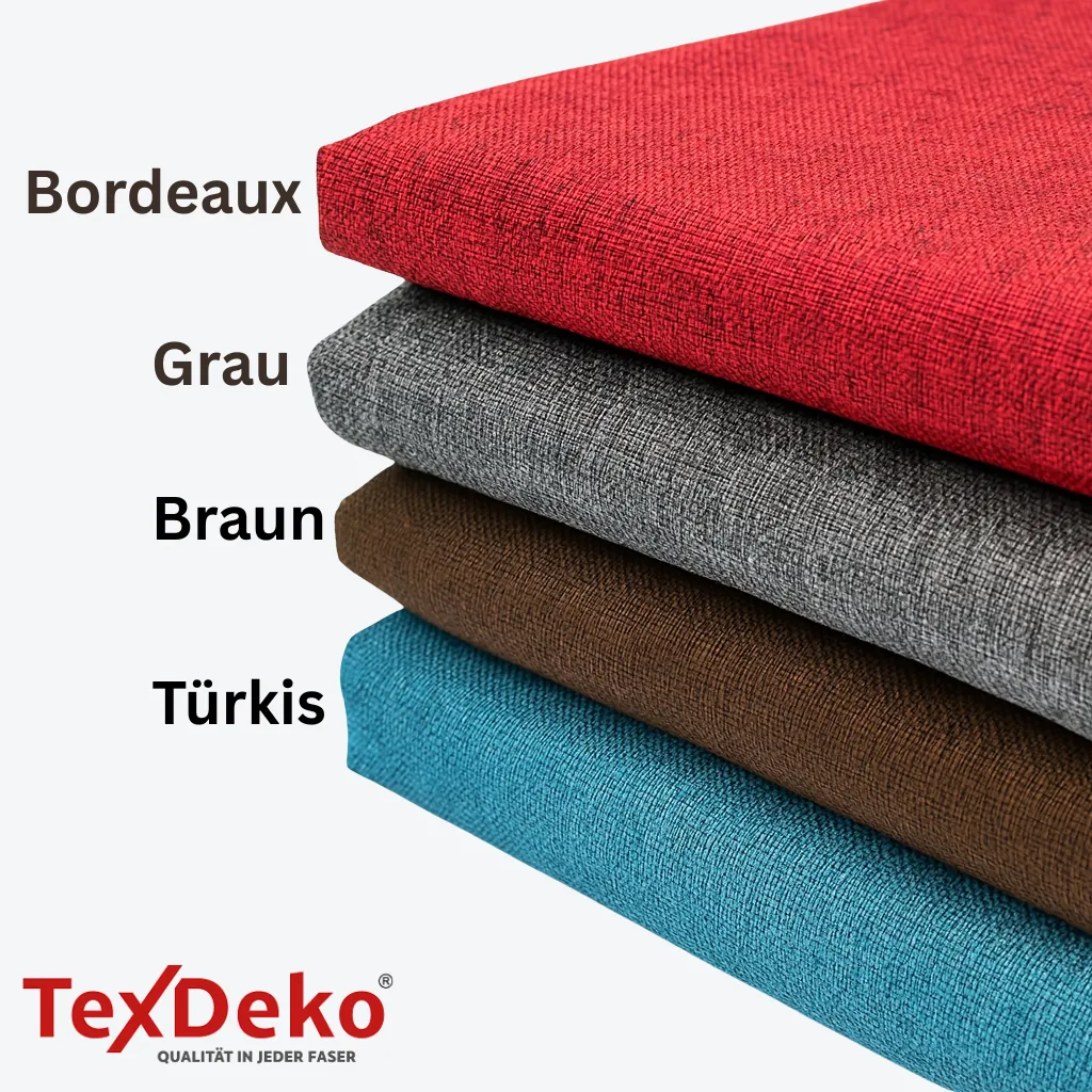 TexDeko® Ecolen Bezug (ohne Füllung) für Palettenkissen UV wasserabweisend In & Outdoor 40x40 cm