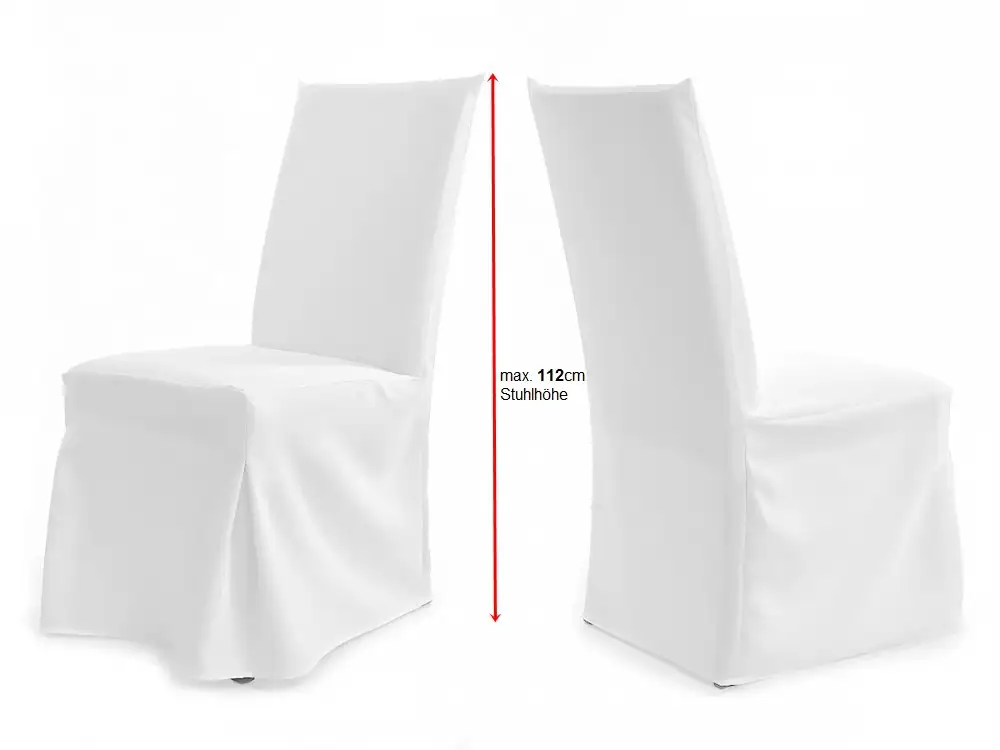 Universal Stuhlhussen für extra hohe Lehne bis 116cm PARIS PLUS Universal Stuhlhussen für extra hohe Lehne bis 116cm PARIS PLUS