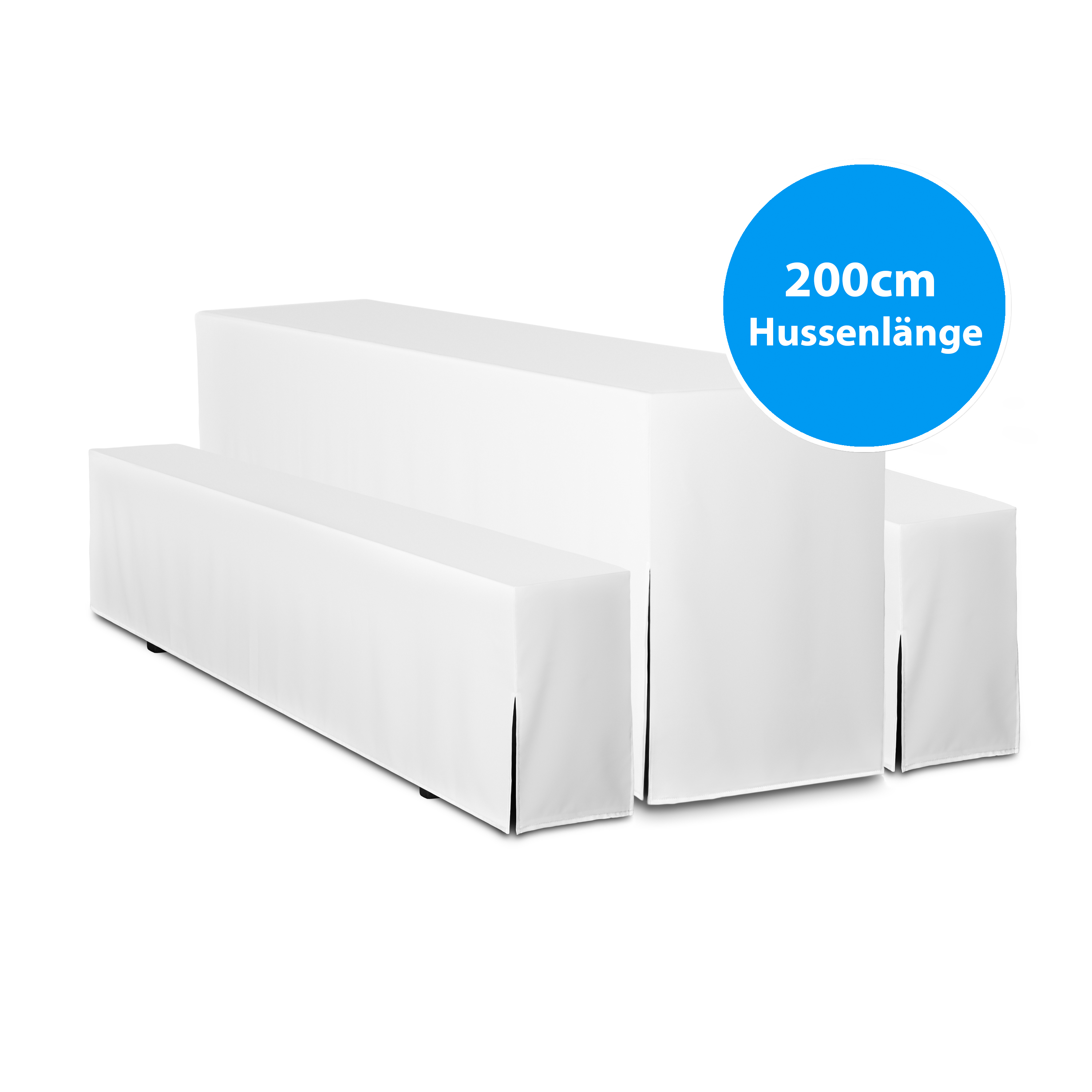 Hussen für Heurigengarnitur / Bierzeltgarnituren SET PREMIUM 200cm Hussen für Heurigengarnitur / Bierzeltgarnituren SET PREMIUM 200cm
