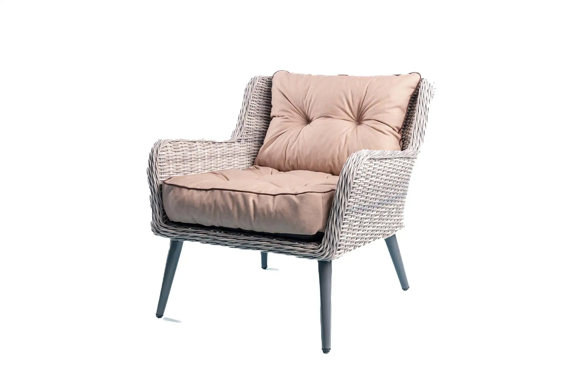 TexDeko® Ecolen Loungekissen – Premium Gartenkissen mit Rückenpolster wasserabweisend für Rattanmöbel in verschiedenen Größen und Farben