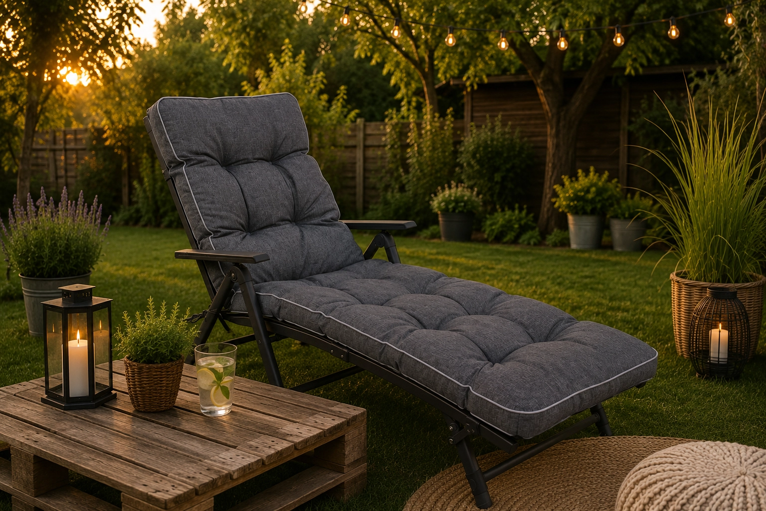 Liegenauflage Premium Auflage für Gartenliege Liegenauflage Premium Auflage für Gartenliege
