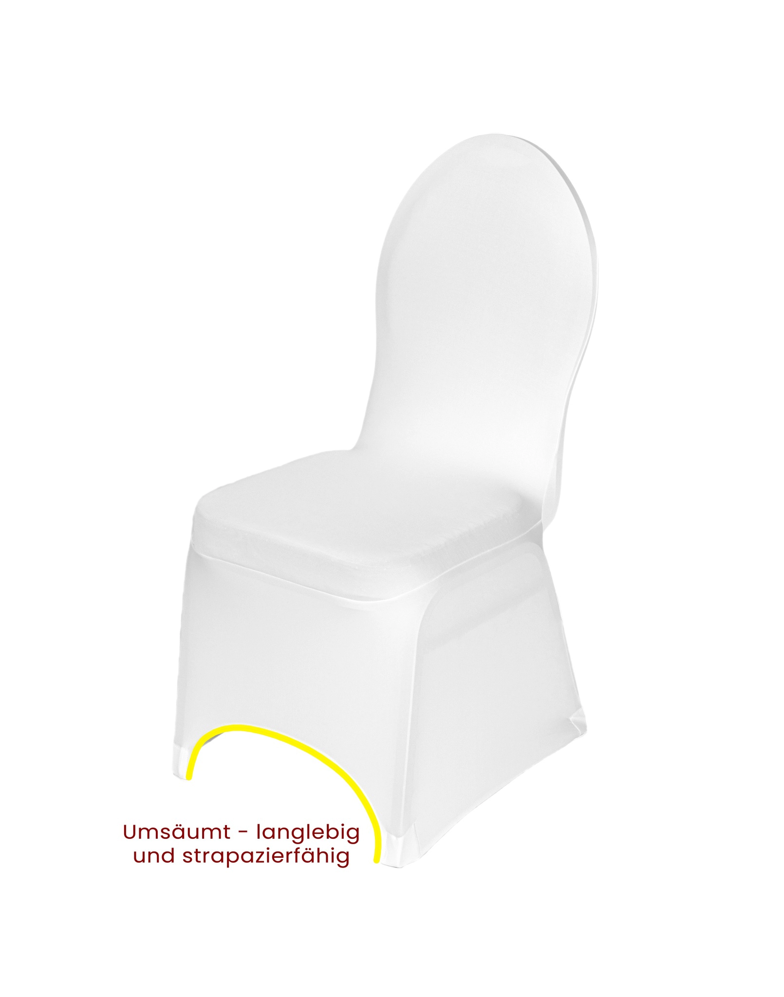 Stretch Stuhlhussen Stuhlbezug Universell in Gastronomie-Qualität Bankett (weiß) Stretch Stuhlhussen Stuhlbezug Universell in Gastronomie-Qualität Bankett (weiß)
