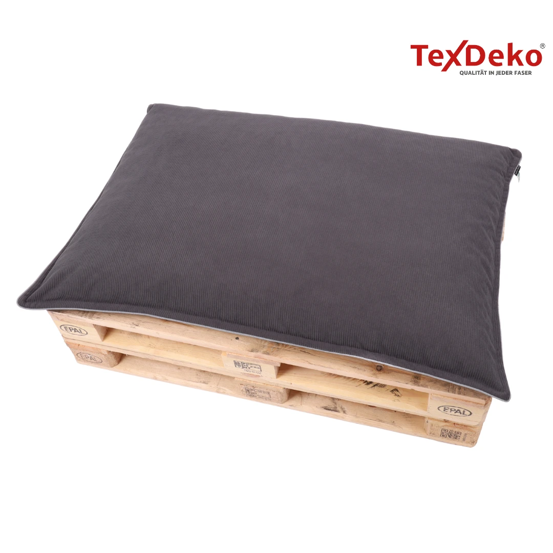 TexDeko Cord Palettenkissen aus weichem Cordstoff TexDeko Cord Palettenkissen aus weichem Cordstoff